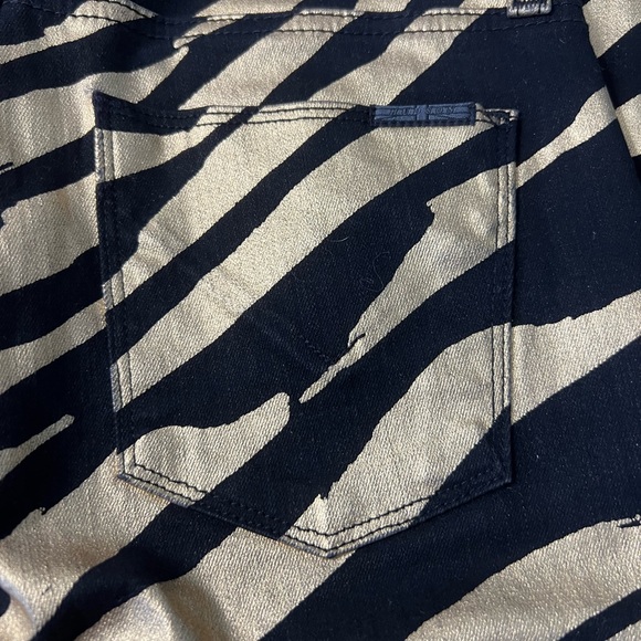 Metallic Zebra Print Jeans from Revolve (Hudson) - Picture 11 of 14